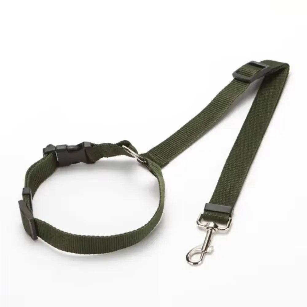 Adjustable Pet Car Seat Belt Leash - Durable Safety Harness for Dogs and Cats Ditzy Petunia