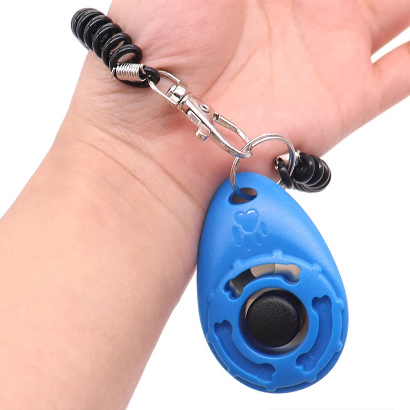Pet Training Clicker with Wrist Strap – Effective Behavior Training Tool for Dogs, Cats, and More