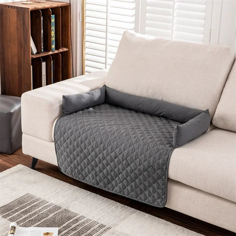 Waterproof Anti-Slip Pet Sofa Mat | Washable Dog & Cat Couch Slipcover | Anti-Dirt Protector for Living Room Furniture & Pet Beds Ditzy Petunia