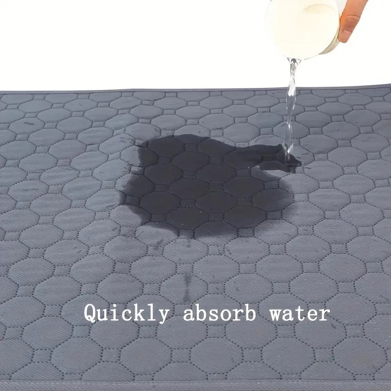 Washable and Reusable Dog Bed Mat – Waterproof, Anti-Slip, Multi-Layer Absorbent Pad