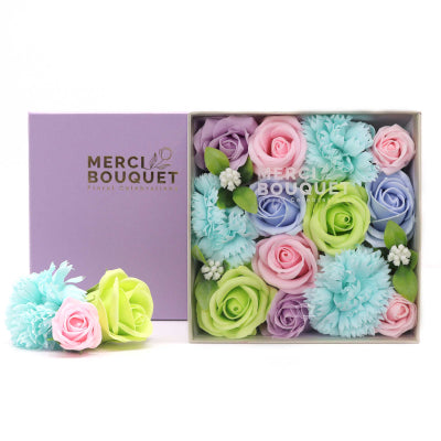 Soap Flower Gift Boxes – Romantic Scented Flower Soaps in Elegant Display Packaging