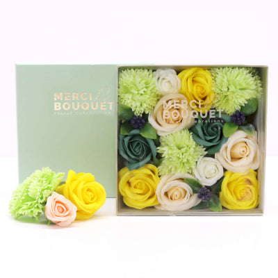 Soap Flower Gift Boxes – Romantic Scented Flower Soaps in Elegant Display Packaging