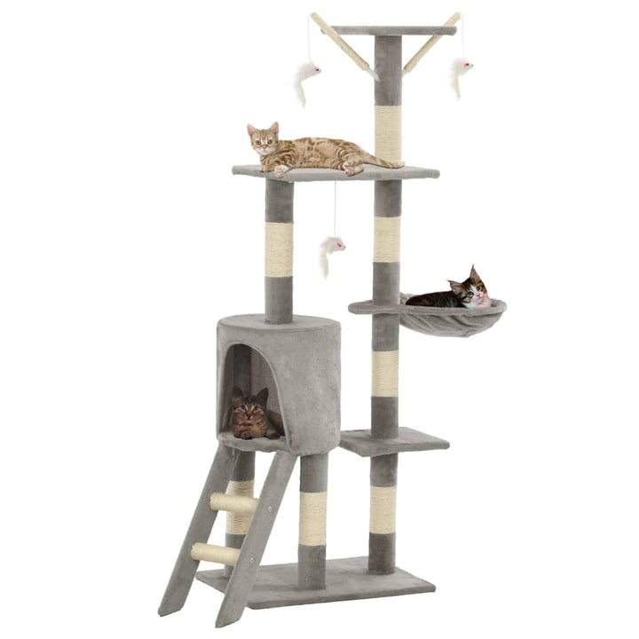 Cat Scratching Post with Sisal Posts 138 cm   Cat Scratching Post - Ditzy Petunia