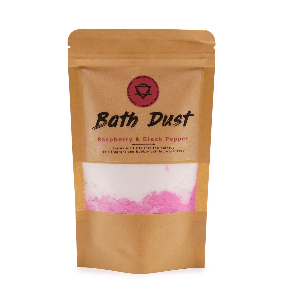 Raspberry &amp; Black Pepper Bath Dust 190g
