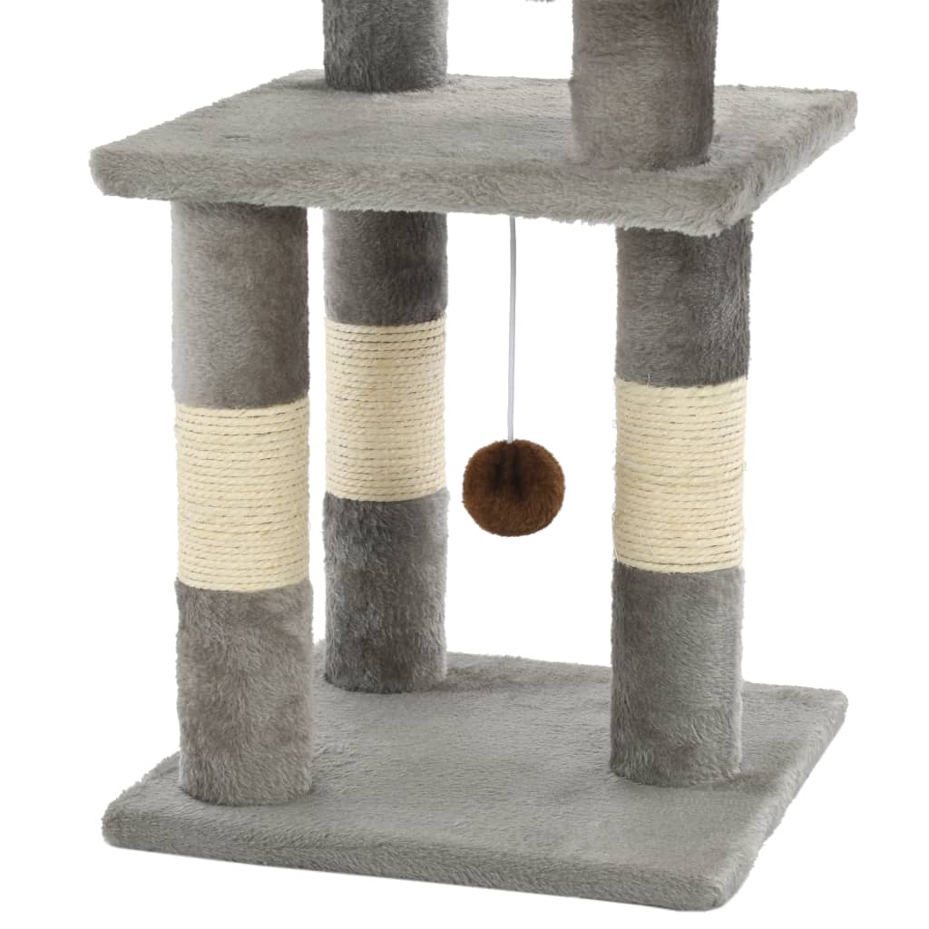 Cat Scratching Post with Sisal Scratching Columns 65 cm   Cat Scratching Post - Ditzy Petunia