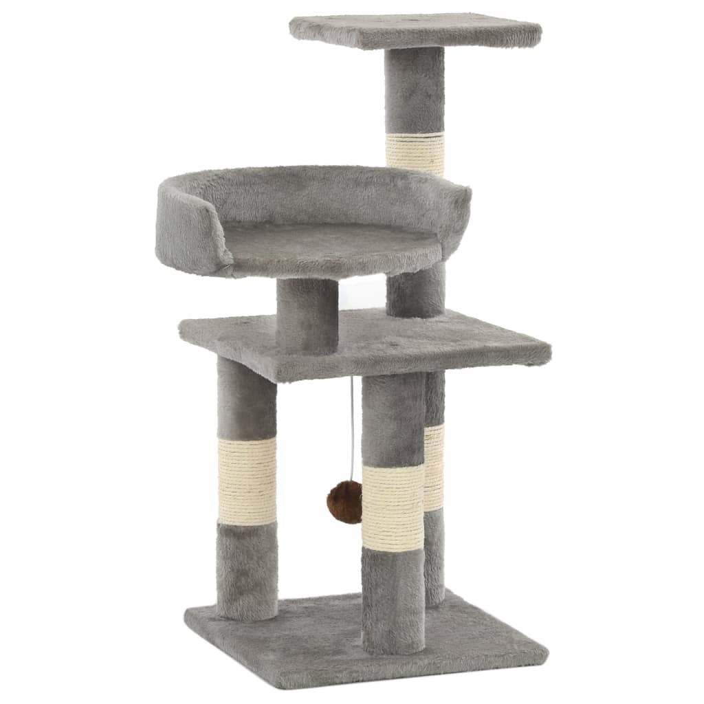 Cat Scratching Post with Sisal Scratching Columns 65 cm   Cat Scratching Post - Ditzy Petunia