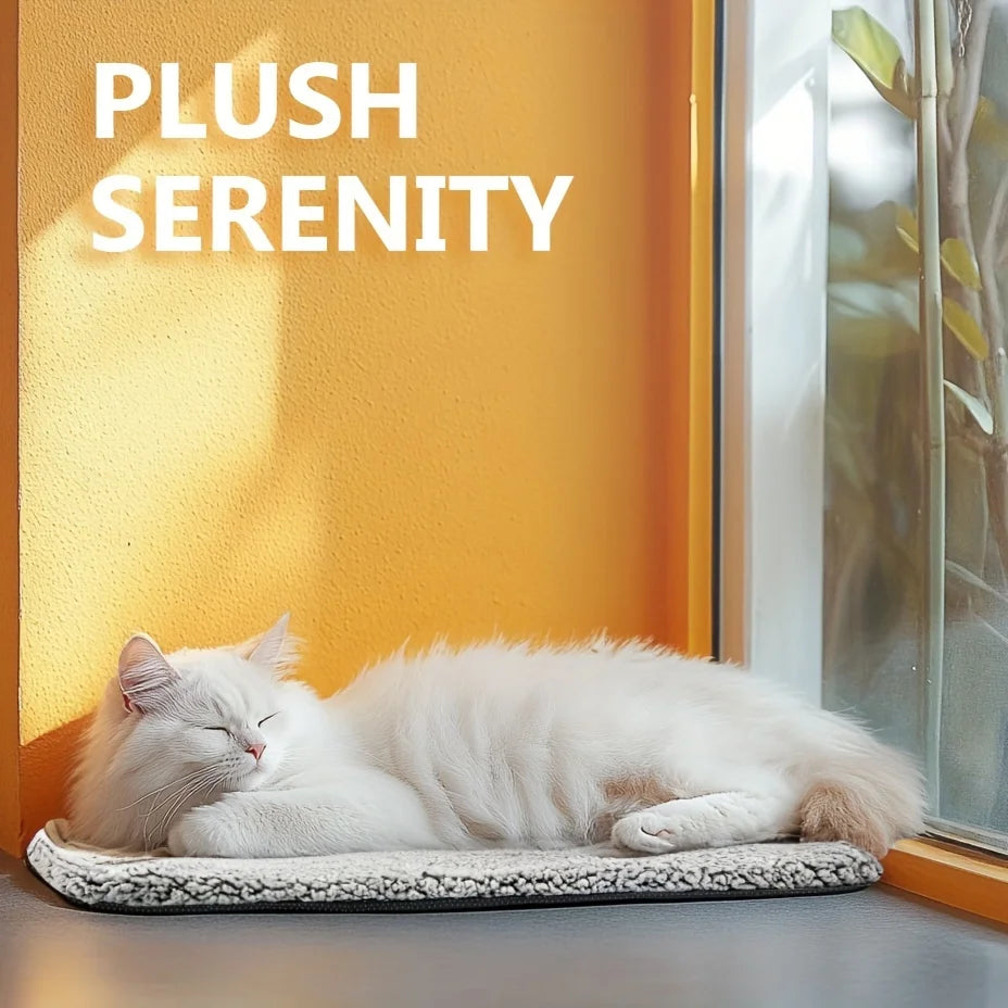 Self-Heating Pet Pad Blanket for Cats &amp; Dogs - Washable Thermal Cushion Mat - Ditzy Petunia