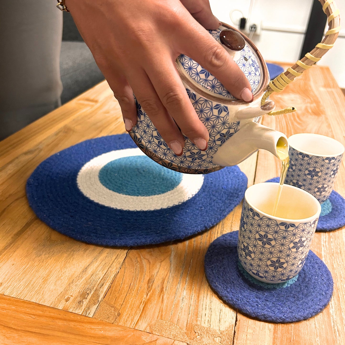Protective & Chic: Evil Eye Jute & Cotton Rope Décor