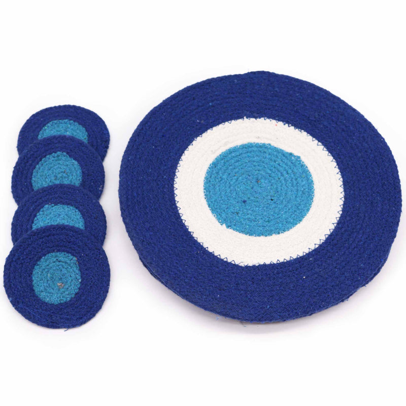 Protective & Chic: Evil Eye Jute & Cotton Rope Décor
