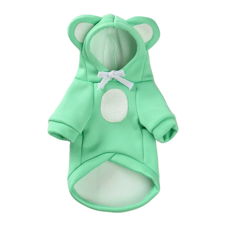 Warm Pet Sweater - Soft Cotton Dog Hoodie for Winter - Cat &amp; Dog Clothes for Small, Medium, Large Pets Ditzy Petunia