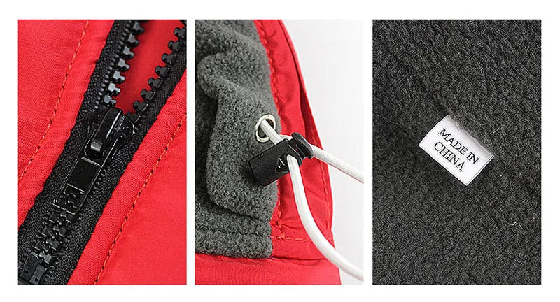 Waterproof Winter Dog Clothes for Large Dogs | Warm Big Dog Jackets | Padded Fleece Pet Coat with Safety Reflective Design | Durable Dog Clothing Ditzy Petunia