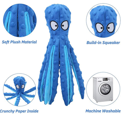Squeaky Octopus Dog Toy – Fun, Durable, and Entertaining