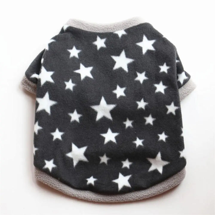 Cute Skull Print Dog Clothes - Winter Fleece Coat for Small Dogs - French Bulldog &amp; Chihuahua Clothing Ditzy Petunia