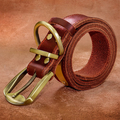 Personalized Genuine Leather Dog Collar & Leash Set – Adjustable & Durable for Small to Large Breeds