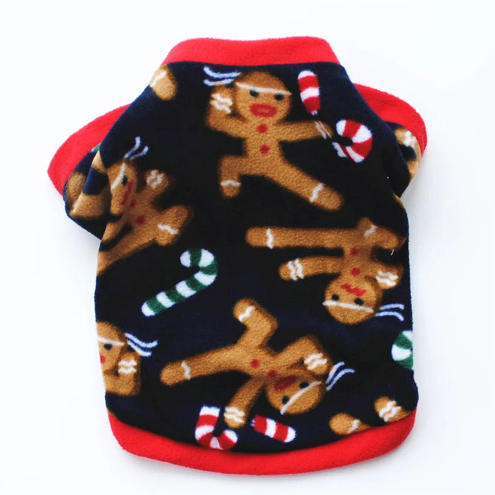 Cute Skull Print Dog Clothes - Winter Fleece Coat for Small Dogs - French Bulldog &amp; Chihuahua Clothing Ditzy Petunia