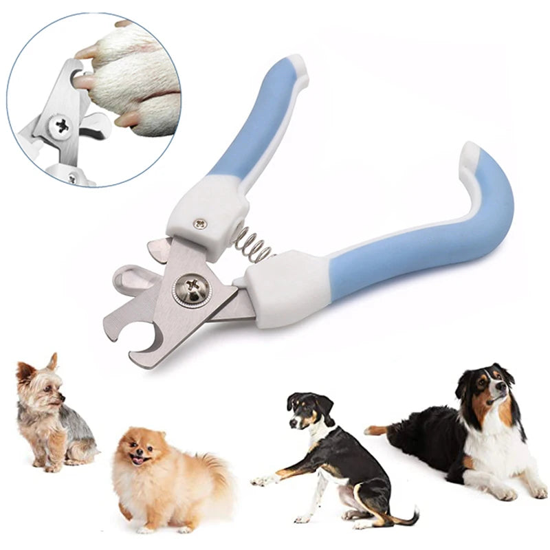 Pet Nail Clippers for Dogs, Cats & Rabbits – Sharp Stainless Steel Blades, Comfortable Grip Ditzy Petunia