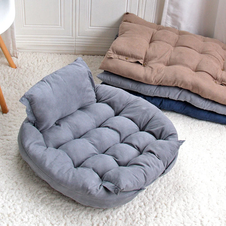3-in-1 Multifunction Dog Bed Mat – Soft, Warm &amp; Washable Pet Sofa Bed