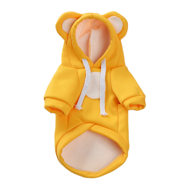 Warm Pet Sweater - Soft Cotton Dog Hoodie for Winter - Cat &amp; Dog Clothes for Small, Medium, Large Pets Ditzy Petunia