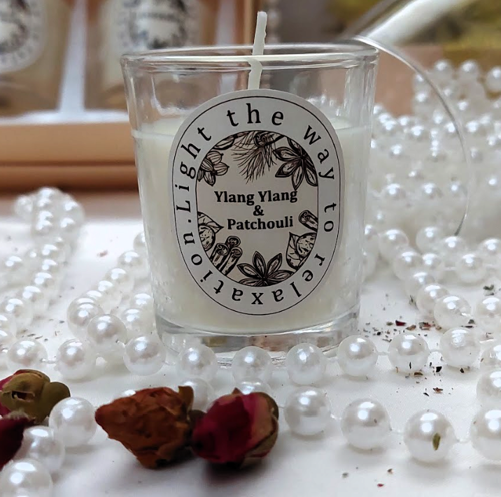 Long-Lasting Natural Soy Wax Candle Set - 3-Pack, 40-50 Hours Burn Time | Stress Relief, Safe for Pets &amp; Babies | Gift Set Classic &amp; Spicy Scent Options Ditzy Petunia