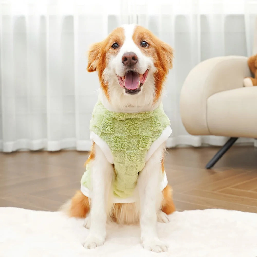 Warm Polar Fleece Dog Coat – Autumn & Winter Sweater Vest for Medium and Large Dogs