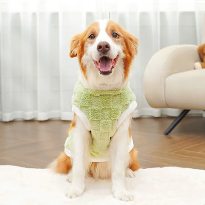 Warm Polar Fleece Dog Coat – Autumn & Winter Sweater Vest for Medium and Large Dogs