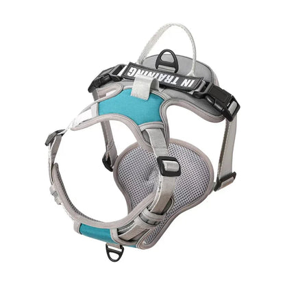 Adjustable Reflective Dog Harness – No-Pull, Breathable, Personalized