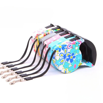 Retractable Dog Leash with Quick Lock – Tangle-Free Tape Lead for Small to Large Dogs