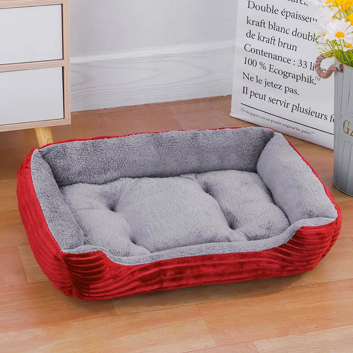 Soft Breathable Dog Bed Waterproof Non-Slip Cushion for Small Medium Large Pets - Machine Washable Puppy Sofa Mat Ditzy Petunia