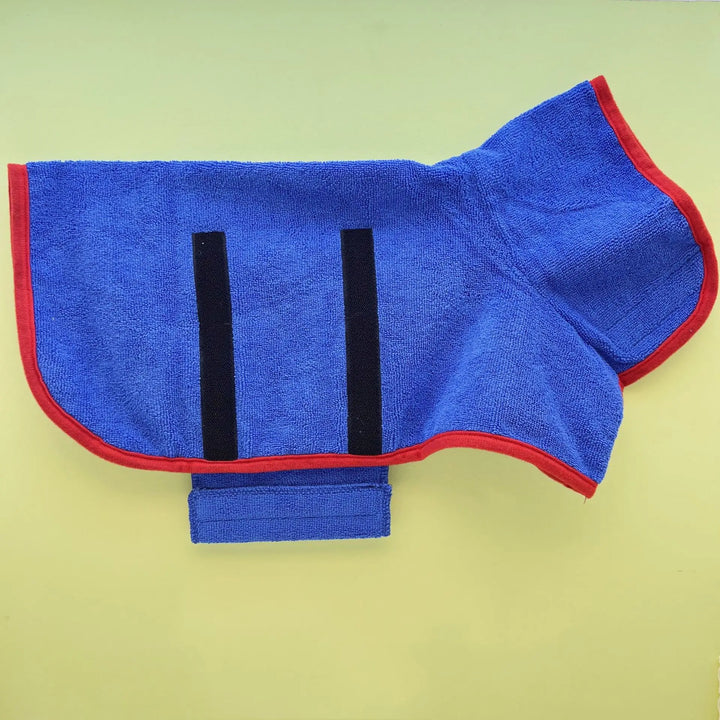 Dog Bathrobe | Quick-Drying Absorbent Pet Towel - Ditzy Petunia