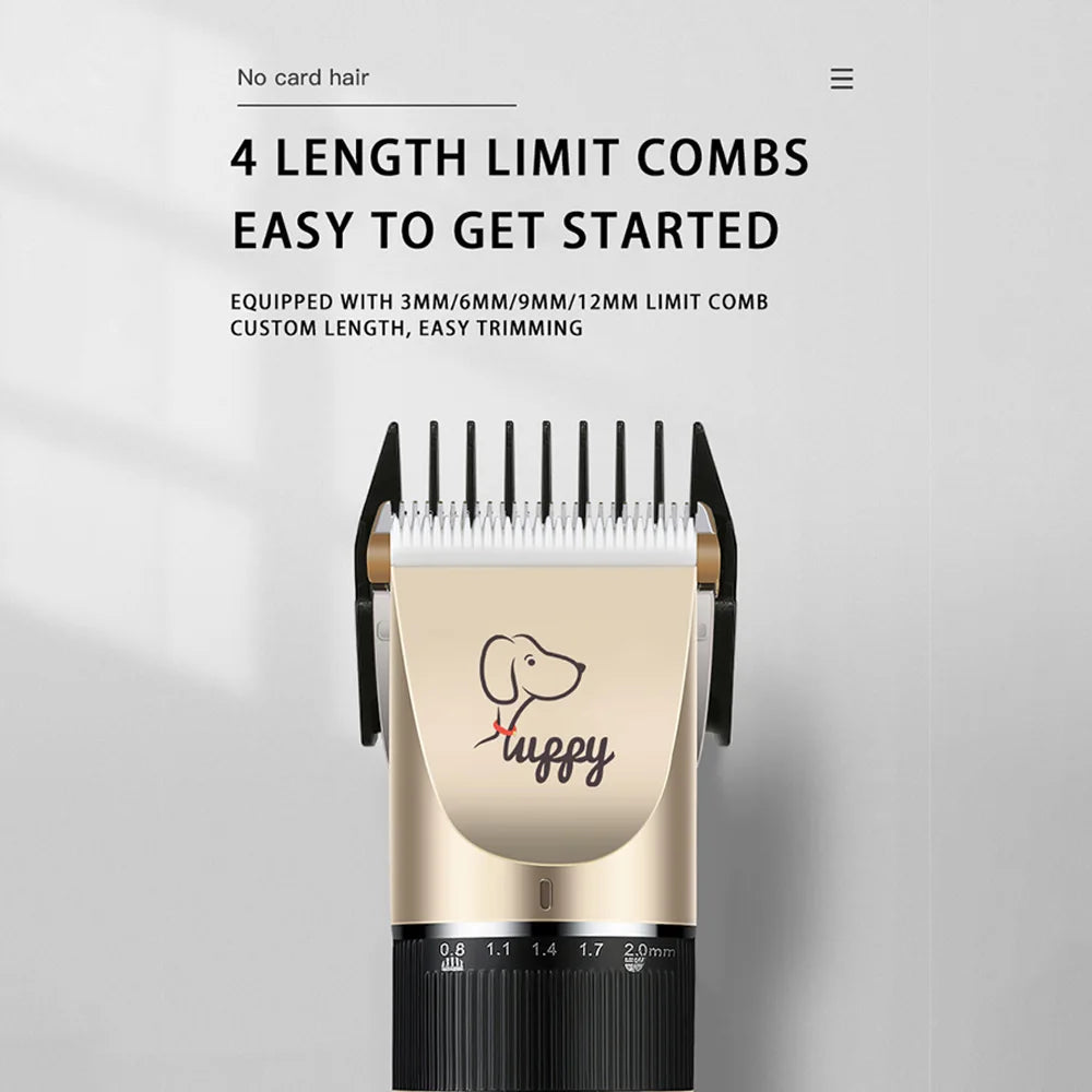 Dog Hair Clipper – Electric Pet Grooming Trimmer for Cats & Puppies | Ceramic Blade Professional Shaver Set | Grooming Supplies & Promotions Ditzy Petunia