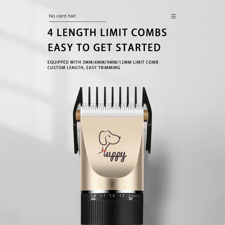 Dog Hair Clipper – Electric Pet Grooming Trimmer for Cats &amp; Puppies | Ceramic Blade Professional Shaver Set | Grooming Supplies &amp; Promotions Ditzy Petunia