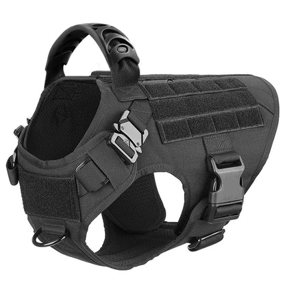 Adjustable Dog Vest Harness – Padded Nylon No-Pull Harness for Adult Dogs