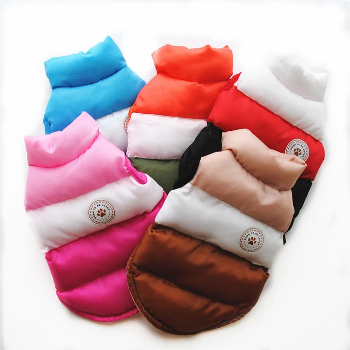 Warm Winter Pet Dog Clothes – Waterproof Puppy Coat for Small Medium Dogs, French Bulldog, Chihuahua, Yorkie, Pug - Ditzy Petunia