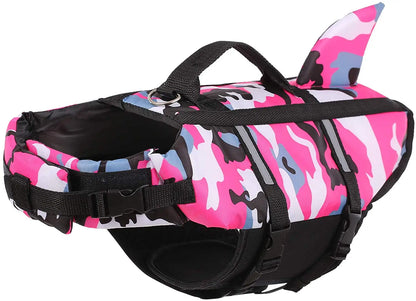 Shark Fin Dog Life Jacket – Adjustable Buoyancy Swim Vest