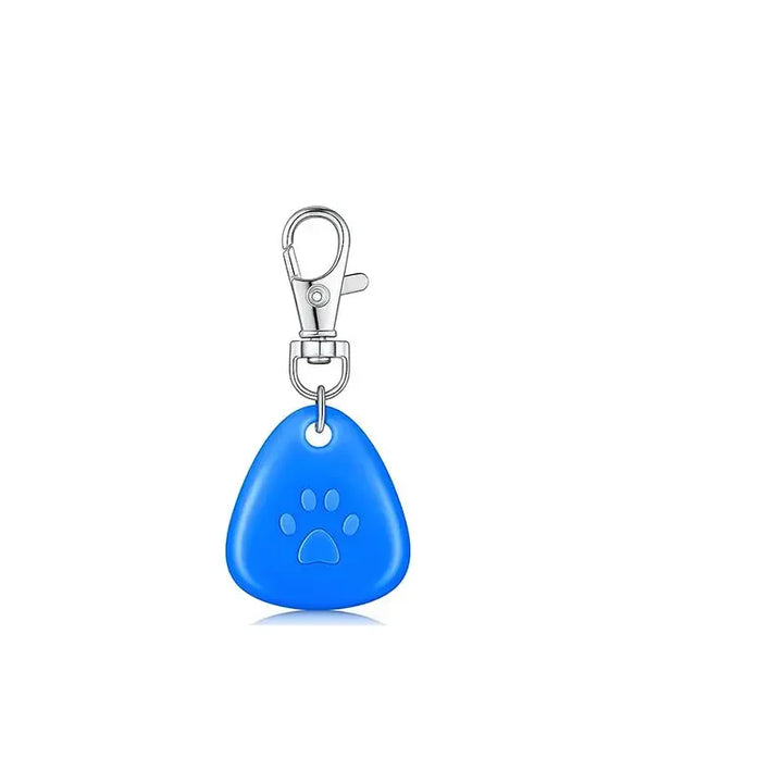 Waterproof LED Dog Collar Light – Silicone Safety Pendant with Replaceable Battery for Night Walks - Ditzy Petunia