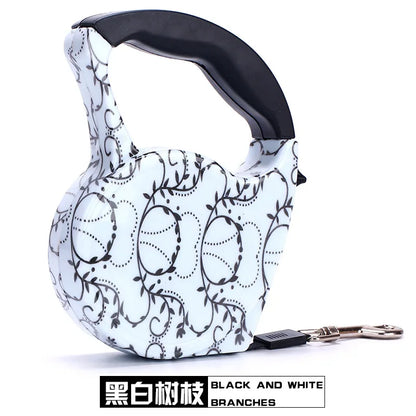 Retractable Dog Leash with Quick Lock – Tangle-Free Tape Lead for Small to Large Dogs