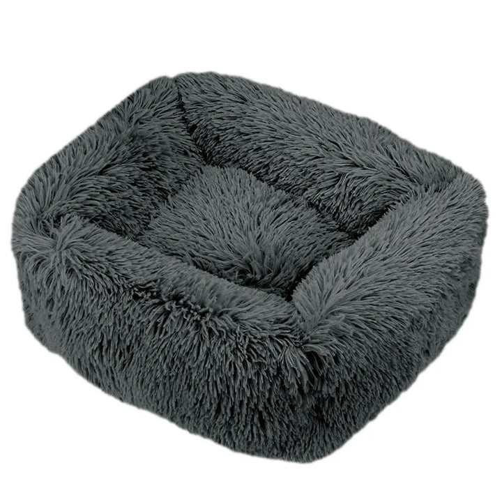 Luxury Plush Dog Bed - Washable Calming Pet Bed : XXL (110x90 cm) - Ditzy Petunia