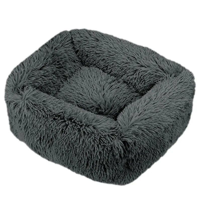 Luxury Plush Dog Bed - Washable Calming Pet Bed for Small, Medium, and Large Dogs Ditzy Petunia