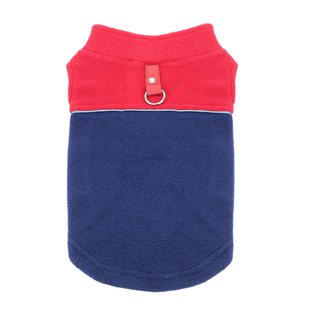 🐶 Cozy Winter Fleece Dog Vest – Warm Jacket for Small Breeds - Ditzy Petunia