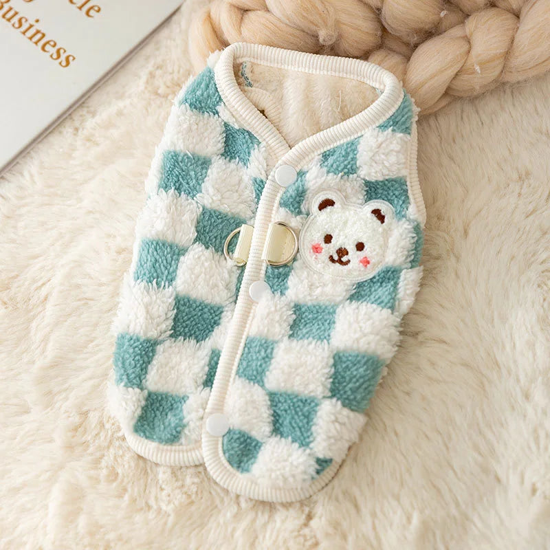 Cute Bear Dog Sweater – Soft & Cozy Knitwear for Small Dogs