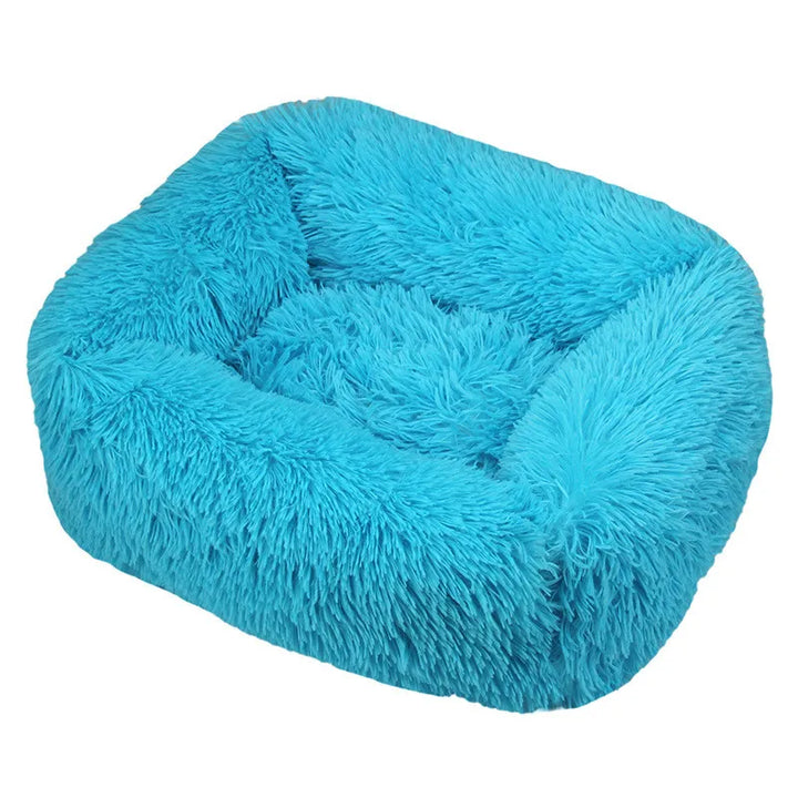 Luxury Plush Dog Bed - Washable Calming Pet Bed : XXL (110x90 cm) - Ditzy Petunia