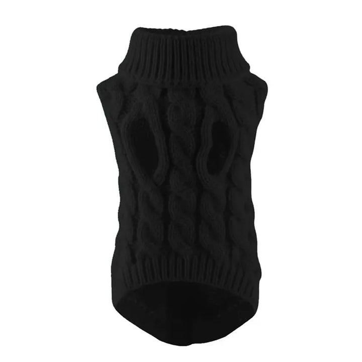 Turtleneck Dog Sweater - Warm Winter Clothes for Small Dogs &amp; Cats | Chihuahua &amp; Yorkie Coat - Ditzy Petunia