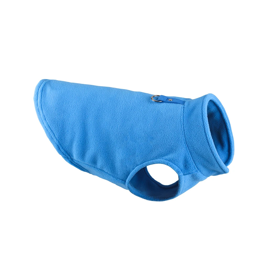 🐶 Cozy Winter Fleece Dog Vest – Warm Jacket for Small Breeds - Ditzy Petunia