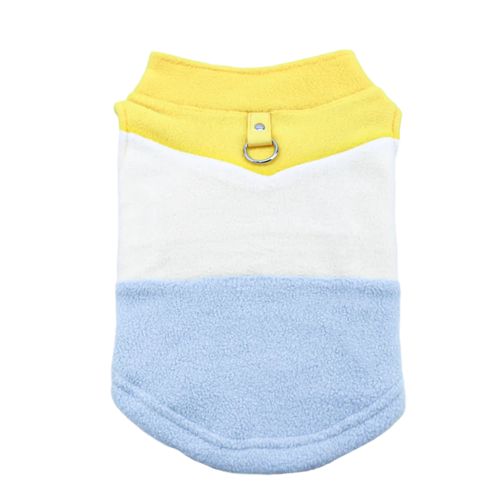 🐶 Cozy Winter Fleece Dog Vest – Warm Jacket for Small Breeds - Ditzy Petunia
