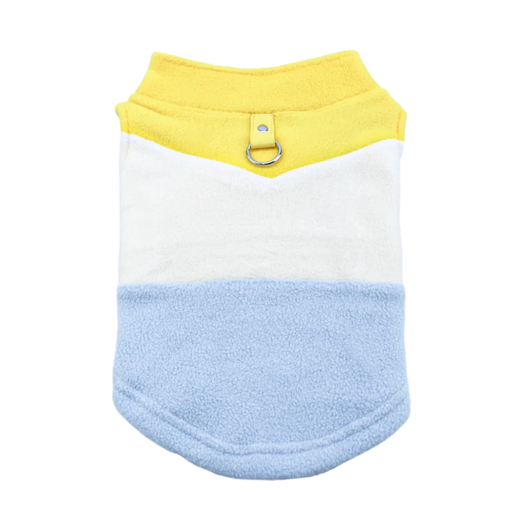 🐶 Cozy Winter Fleece Dog Vest – Warm Jacket for Small Breeds - Ditzy Petunia