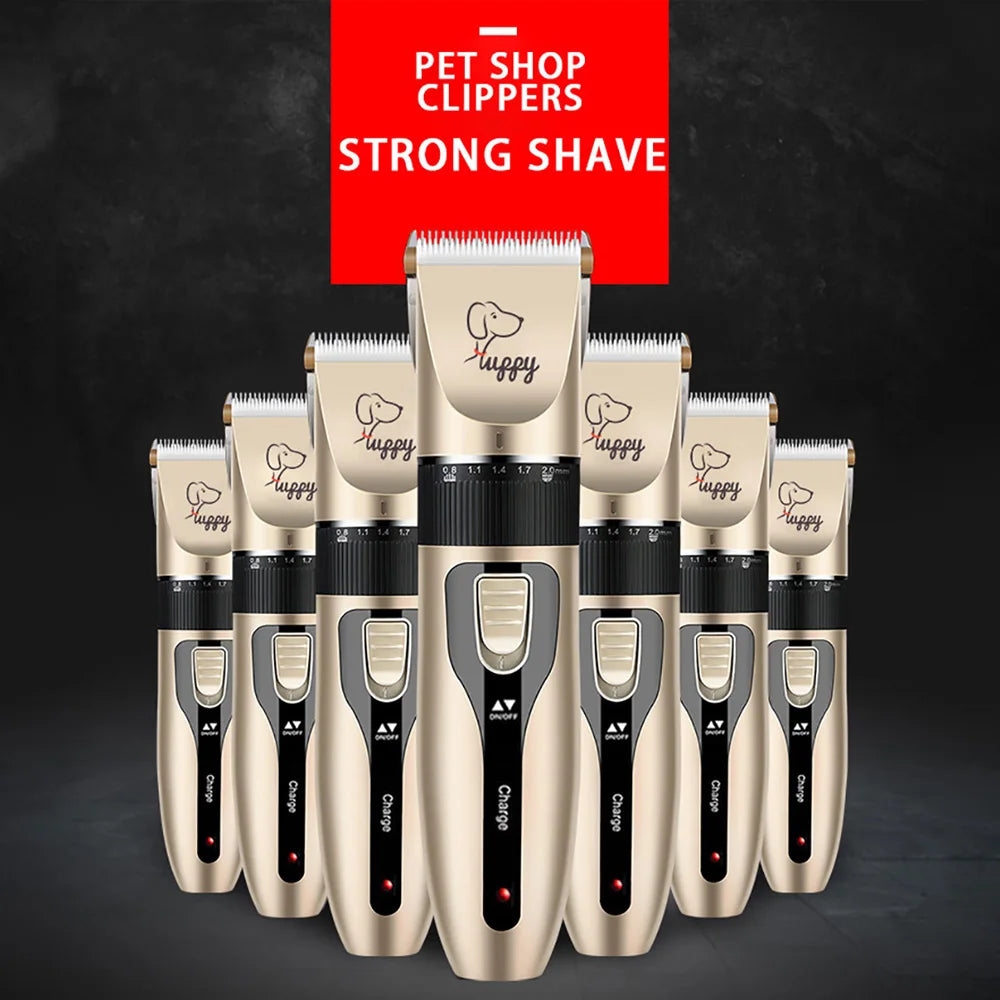 Dog Hair Clipper – Electric Pet Grooming Trimmer for Cats &amp; Puppies | Ceramic Blade Professional Shaver Set | Grooming Supplies &amp; Promotions Ditzy Petunia