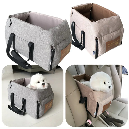 Portable Car Pet Bag – Car Seat Bed for Small Dogs & Cats