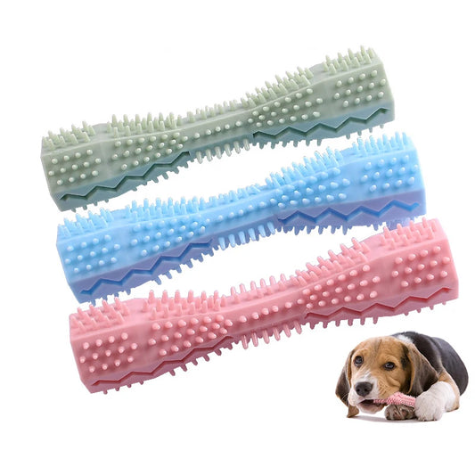 Pet Molar Teeth Cleaning Toy – Durable Hexagonal Chew for Dogs