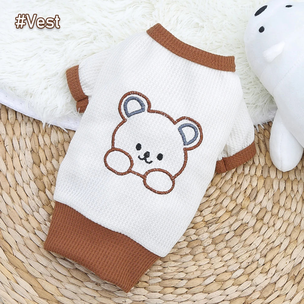 Soft &amp; Stylish Dog Dress – Lightweight Pet Skirt for Spring and Summer - Ditzy Petunia