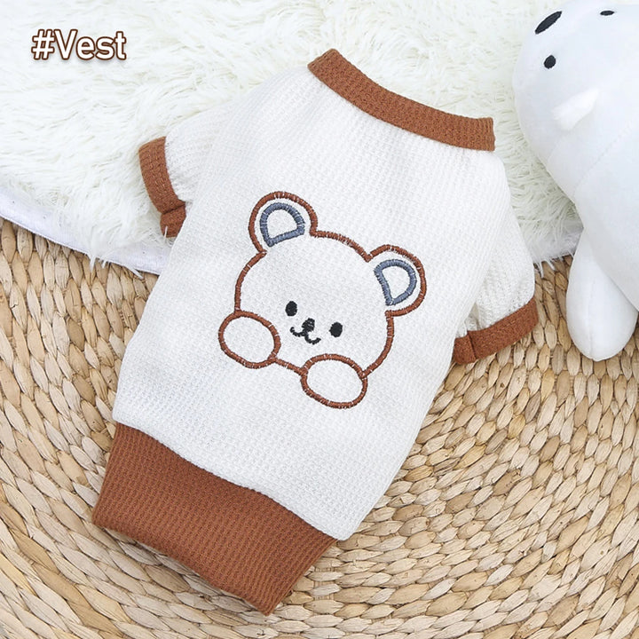 Soft &amp; Stylish Dog Dress – Lightweight Pet Skirt for Spring and Summer - Ditzy Petunia